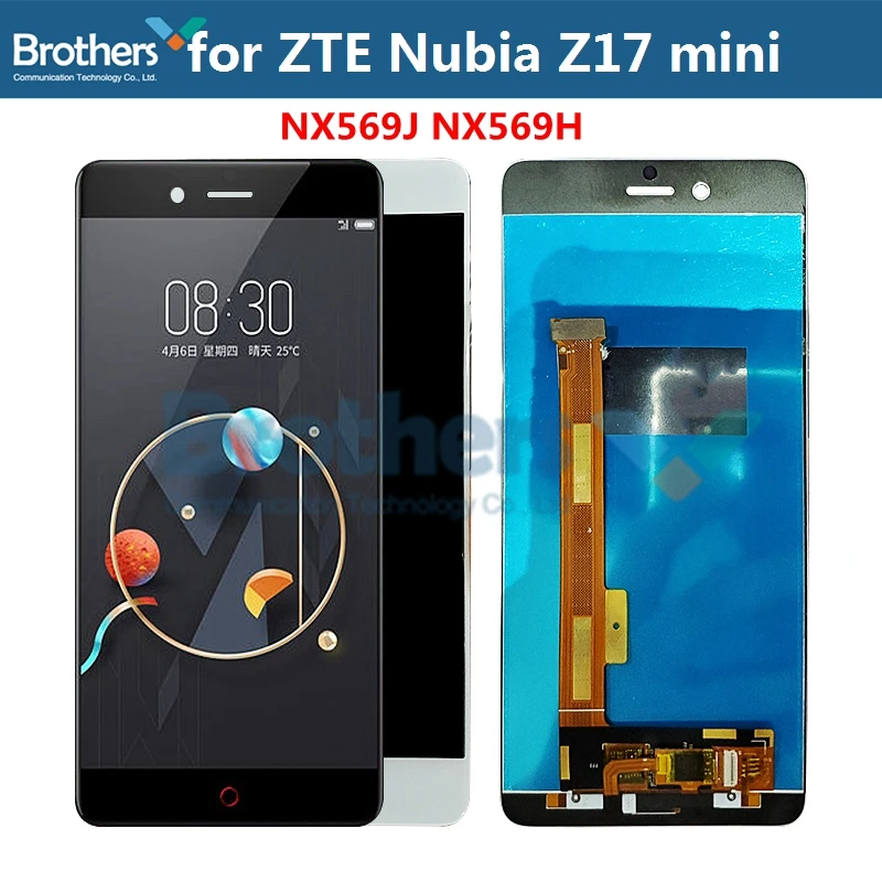 ЖК-экран для ZTE Nubia Z17 mini ЖК-дисплей NX569J NX569H сборка ЖК-дисплея сенсорный экран
