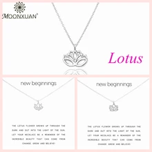 Lotus Gold Sliver Choker Chain Necklace Women Kolye Collares De Moda 2019 Colar Jewelry Collier Bijoux Femme Cute New Beginnings new beginnings