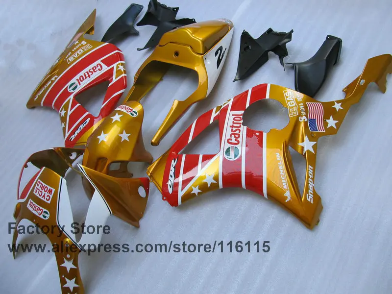 Обтекатели Golden CYCLE WORD для HONDA CBR900RR 2002 2003 fireblade комплект обтекателей литья под