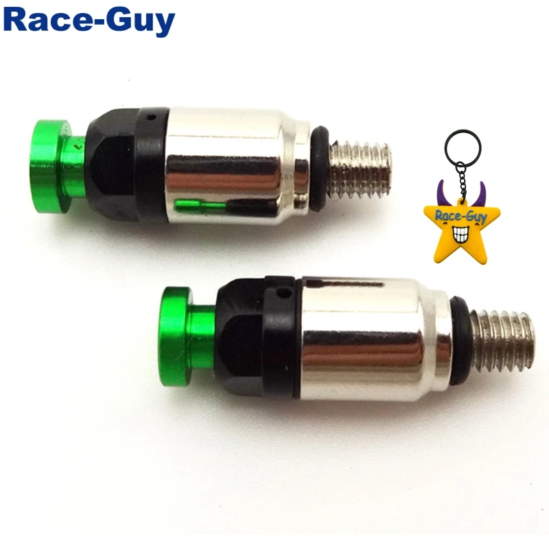 

Green M5 x 0.8mm Front Fork Air Bleeder Valves For KLX 140L 300 400SR 400R 450R 650R KDX 200 220 250 Dirt Motor Bike Motocross