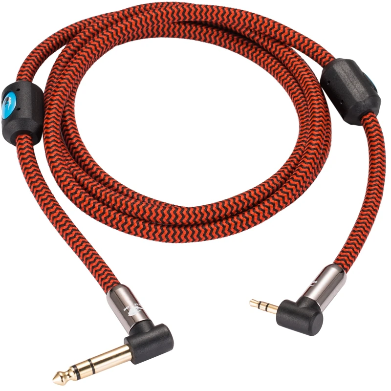 Hi Fi аудио кабель с вилкой Mini Jack 3 5 мм до стерео 6 35 1/4 &quotдля ПК микшер усилитель AUX