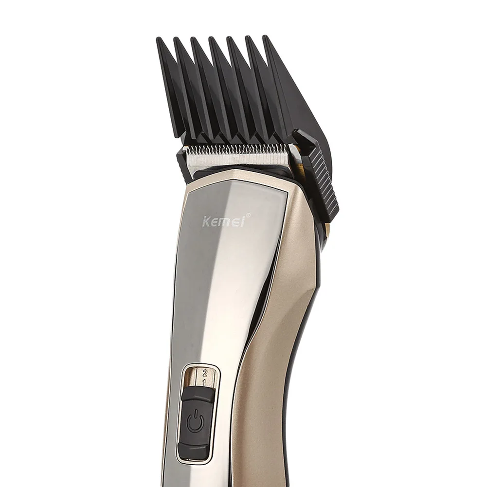 

Electric Hair Clipper Set for Men Rechargeable Haircut Trimmer With Guide Combs EU Plug HS11