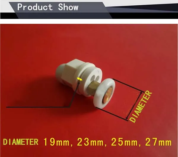 10 шт. ванная комната запчасти шкив шкаф для душа вышлите ваш заказ прямо к этому поставщику для переключения двери подвесной шкив стальная рама Медь нейлон колесные ролики