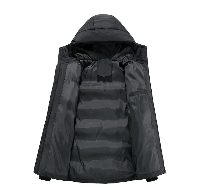 4XL Mens Cotton Padded Youth Winter Warm Mens Jackets Wind Resistant Autumn Thick Hooded Jacket Coats Men 2018 New Dropshipping 02