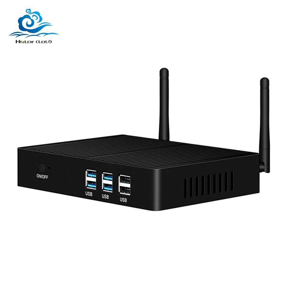 HLY Мини ПК Core i3 7100U i5 7200U 4210Y безвентиляторный ПК мини Windows 10 HDMI 480 ГБ SSD HTPC TV корпус Wifi USB микро компьютер