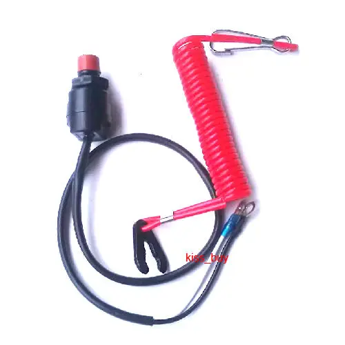 Подвесной Двигатель/Мотор Скутер ATV Kill Stop Switch + страховочный трос для Yamaha |