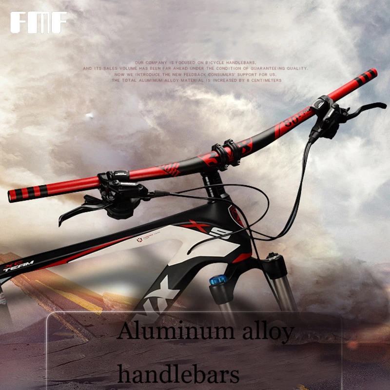 

FMF Bike Handlebar Aluminum alloy Bicycle Downhill MTB handlebar Ultralight 680/700/720/780cm Suit for 31.8 Bike Stem 22.2