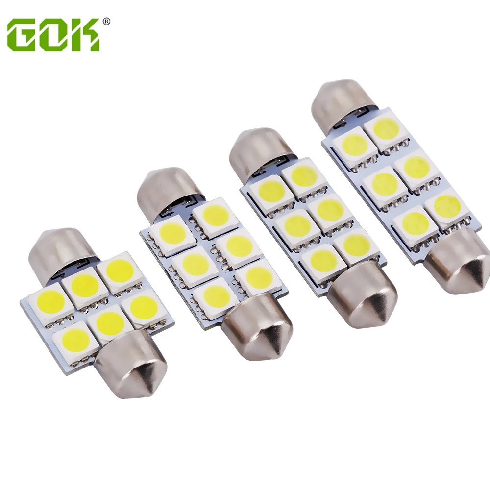 即納正規品 高品質31ミリメートル36ミリメートル39ミリメートル42ミリメートルc5w 6smd Led 5050自動カー花飾りledライセンスプレートライトledドーム屋根読書車ライト 安心交換付き Www Opshub Com
