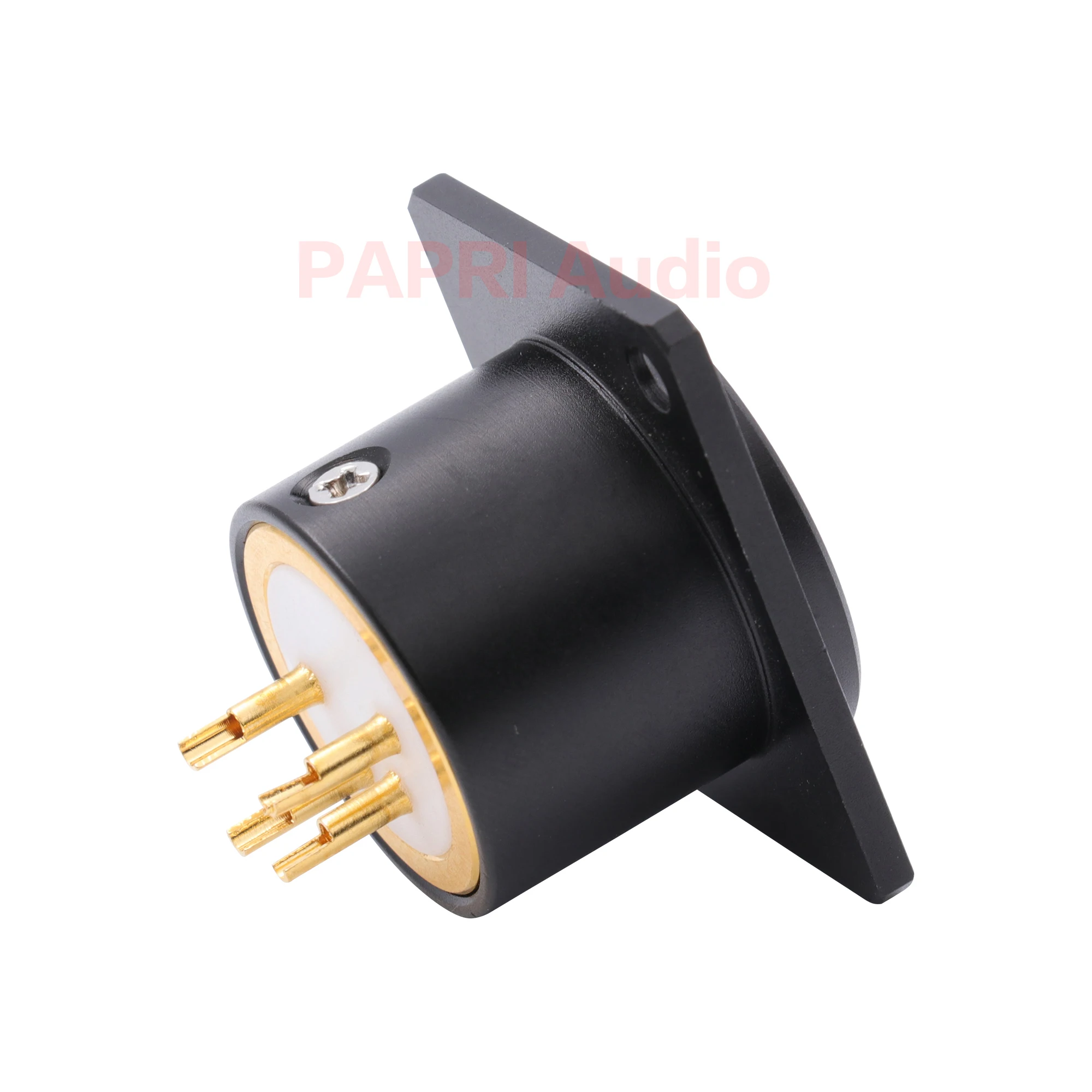 PAPRI EIZZ 4pin Female XLR Plug Connector Socket Jack Hifi Audio Headphone AMP DIY 24K gold plated Copper pins PTFE Insulator