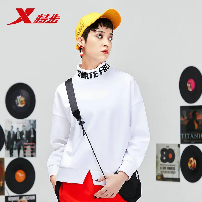 

881128059145 Xtep women's sweater 2018 autumn and winter new lightweight hooded official authentic women's casual shirt