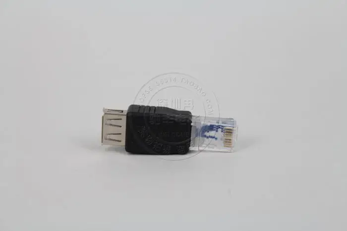 2PC Crystal Head RJ45 Male to USB 2.0 AF A Female Adapter Connector Laptop LAN Network Cable Ethernet Converter Transverter Plug 2PC Crystal Head RJ45 Male to USB 2.0 AF A Female Adapter Connector Laptop LAN Network Cable Ethernet Converter Transverter Plug