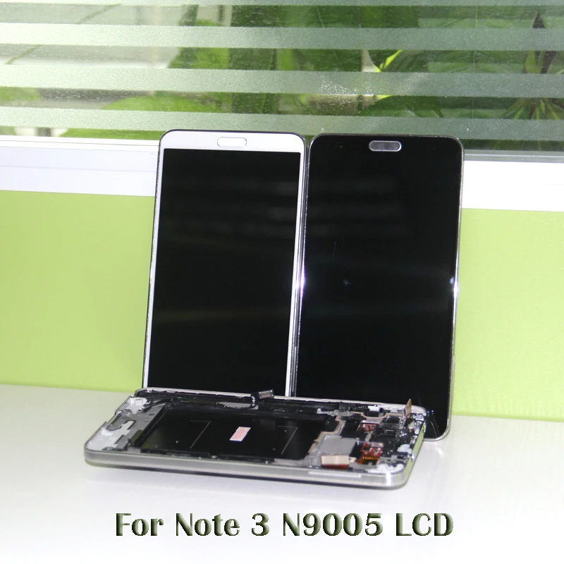 Для Samsung Galaxy NOTE 3 Note III N9005 ЖК дисплей сенсорный экран с дигитайзером рамка для