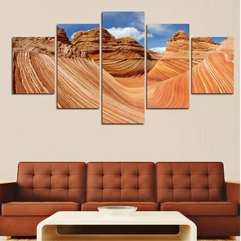 

2017 3 Art Canvas Painting Paria Abstract Mountain Scenery Home Decor Picture Modern Prints Modular Pictures Gift Unframed
