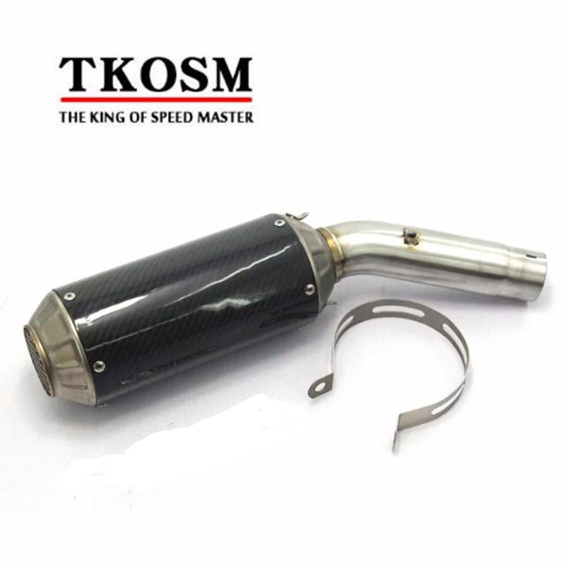 

Motorcycle muffer for Honda CB400 modified exhaust pipe with middle pipe