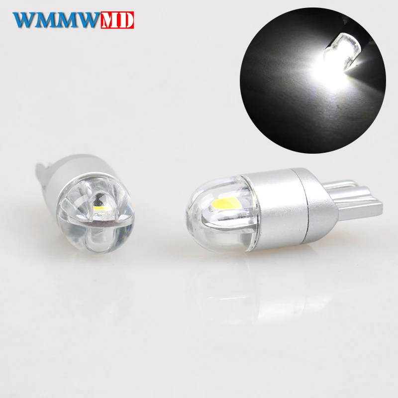 2PCS High Quality T10 W5W 3030 LED Car Interior Light Marker Lamp 168 WY5W SMD LED Auto Wedge Bulbs White Red Blue Yellow 12V 