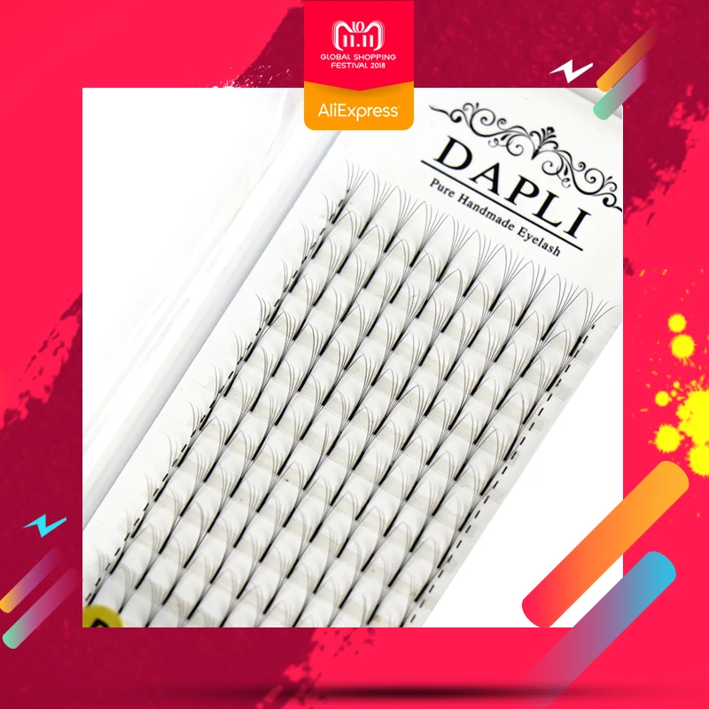 

HeyMe Eyelash Extension Hot Sell Soft 4D 5D Volume Short Stem Pre Made Up Fans Lash Lashes False Individual Volume Extension