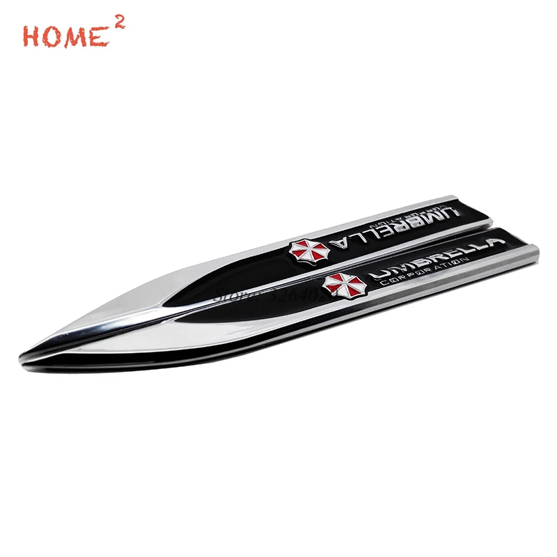 

Car 3D Side Sticker Modified Metal Fender Blade Badge Decals for UMBRELLA Logo for Mazda Mercedes Opel Vespa Yamaha Ferrari BMW