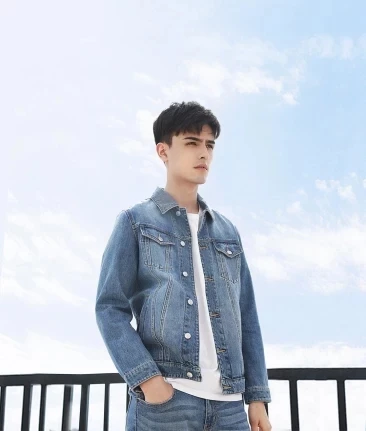  New COTTONSMITH Mia pilot men's 100% cotton casual jacket autumn men's simple denim jacket fashion 