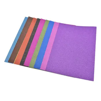 

Craft Puzzle Educational A4 Glitter Paper Crafts Handcrafts Kindergarten Decoration Colorful Glitter Paper Kids Toy 10Sheets DIY