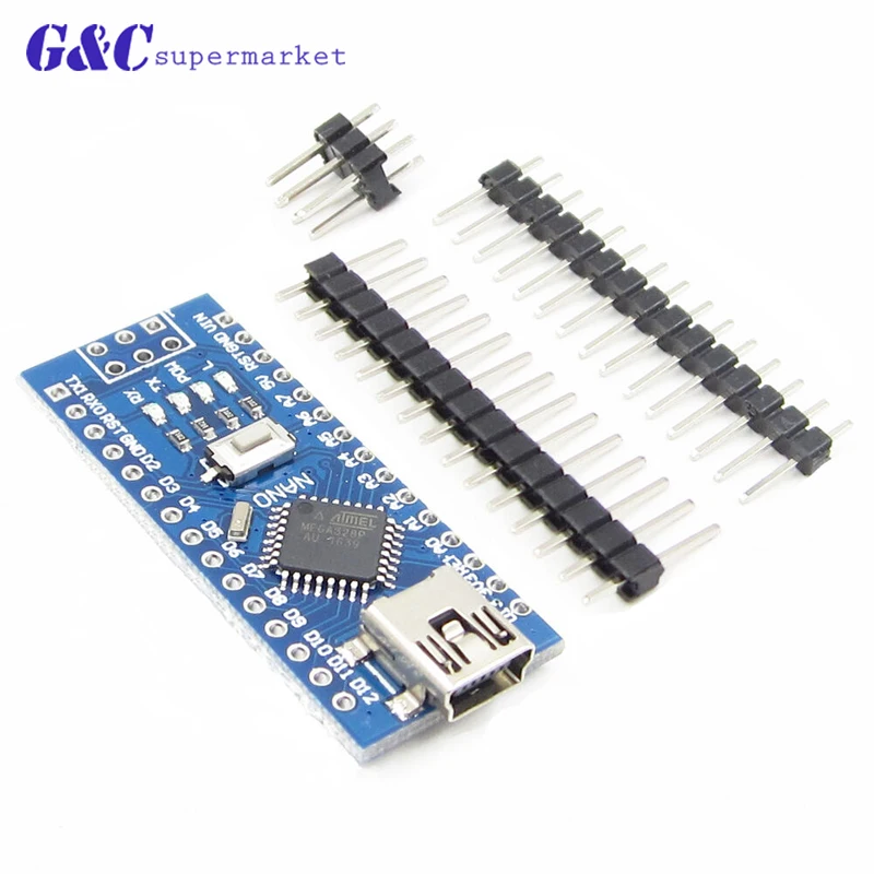 Контроллер Nano 3 0 совместим с драйвером arduino nano USB кабелем NANO V3.0 ATMEGA328P|Интегральные