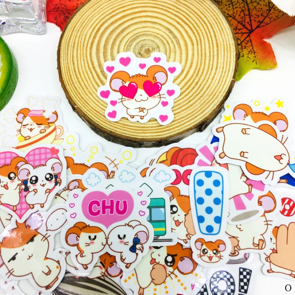 40 قطعة أنيمي لطيف ماوس الكرتون ملصقا للماء ل كتاب محمول موتو لوح التزلج الأمتعة الغيتار الاثاث صائق لعبة ملصقات