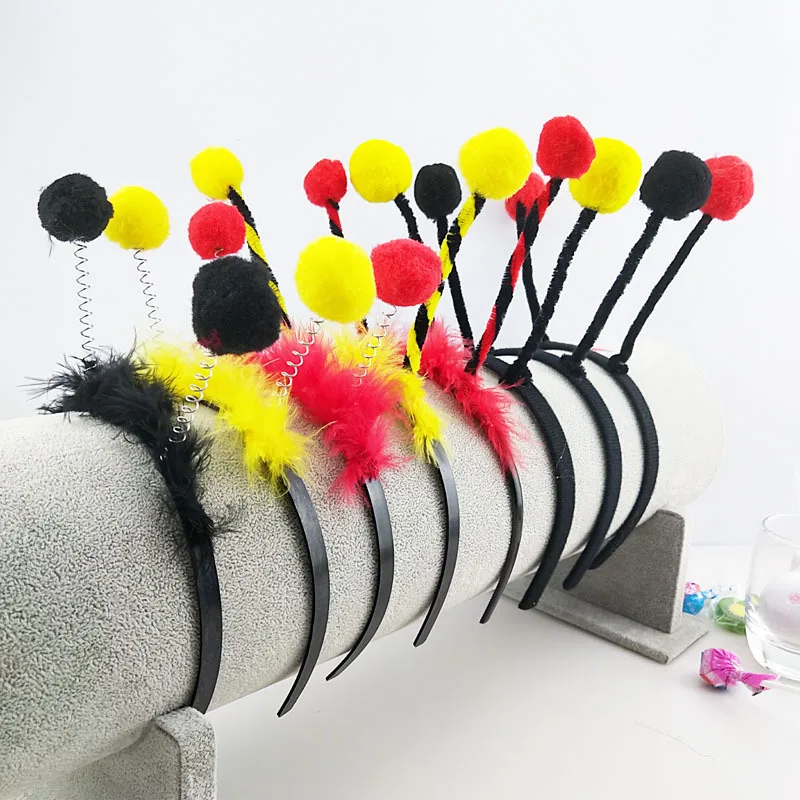 

Ant Bee Ladybird Ladybug Headband Alien Antenna Ugly Bug Ball Hair Band Kids Adults Headwear Party Dress Hair Halloween