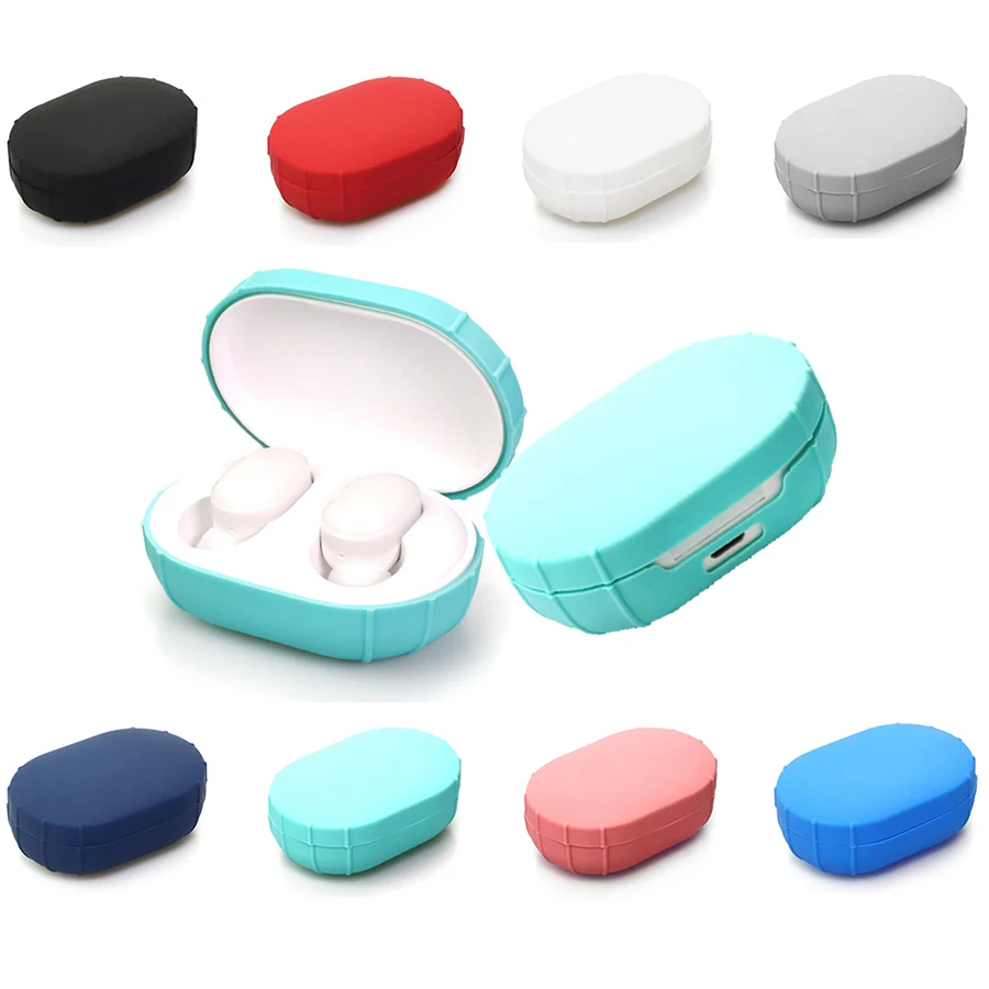 

Silicone Case Cover for Xiaomi Airdots Youth Version Wireless Bluetooth Earphone Charging Case Soft Silicone Shell