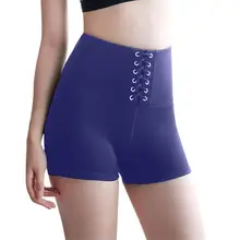 Женские сексуальные шорты с высокой талией Летние Женские однотонные шорты для активного летнего спорта, брюки для фитнеса, леггинсы, одежда