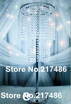 

Acrylic Beaded Clear Crystal Garland Chains Strands Tree Floral Chandelier Decoration Wedding Centerpiece