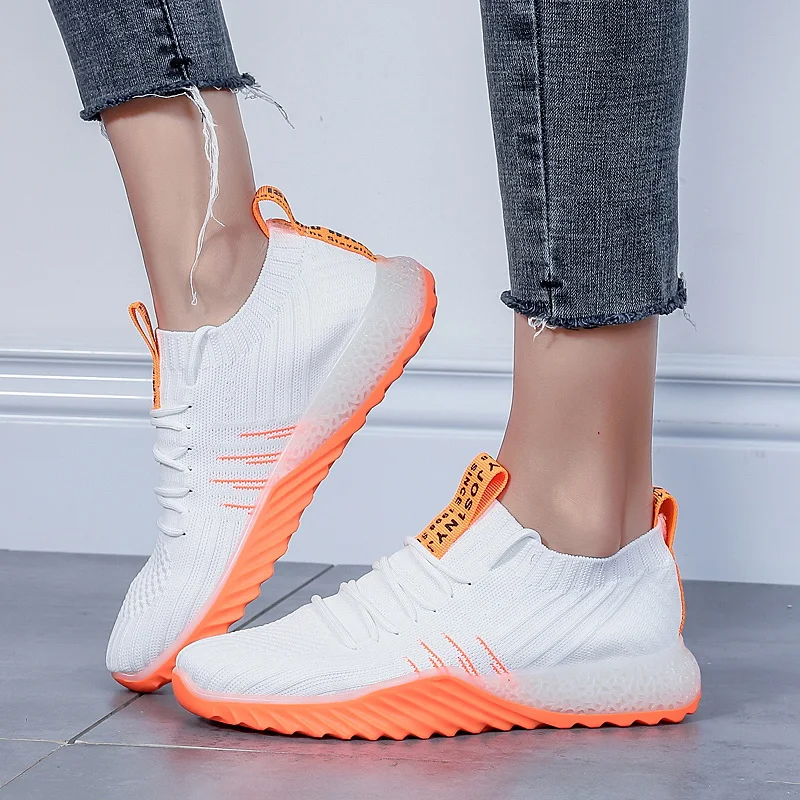 

Casual Jelly 2019 Summer Mesh Shoes Woman Lace-Up Fashion Breathable Light Women Sneakers On The Platform Chaussures Femme