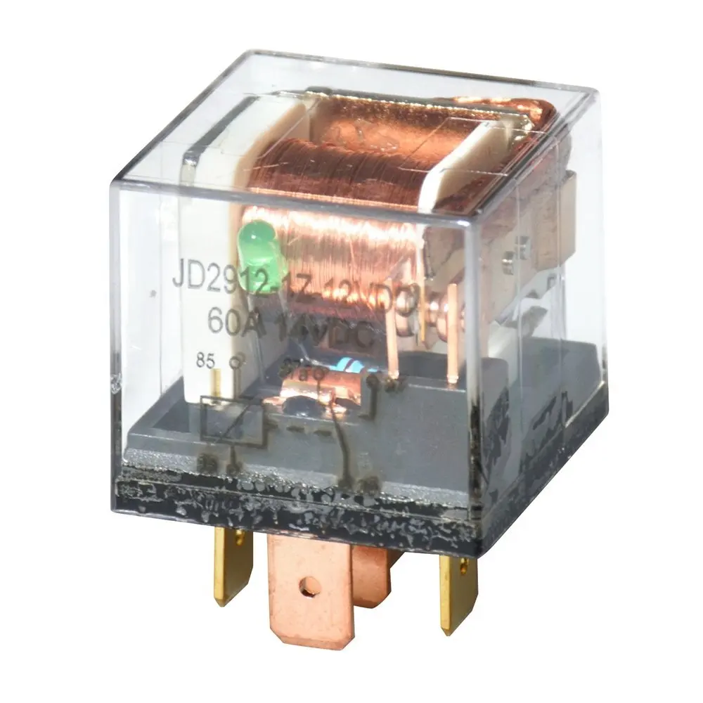 KH Waterproof Car Relay 12V 24V DC 60A AMP 5Pin Transparent Vehicle Van Motorbike Heavy Duty