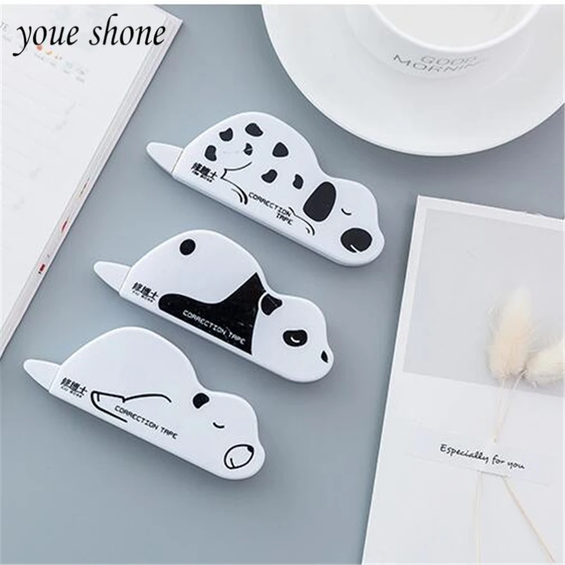 

1PCS Correction Band Creative Animal Modeling 2019 Simple Solid Color Good Quality Children's School Supplies Cute Change Tapes