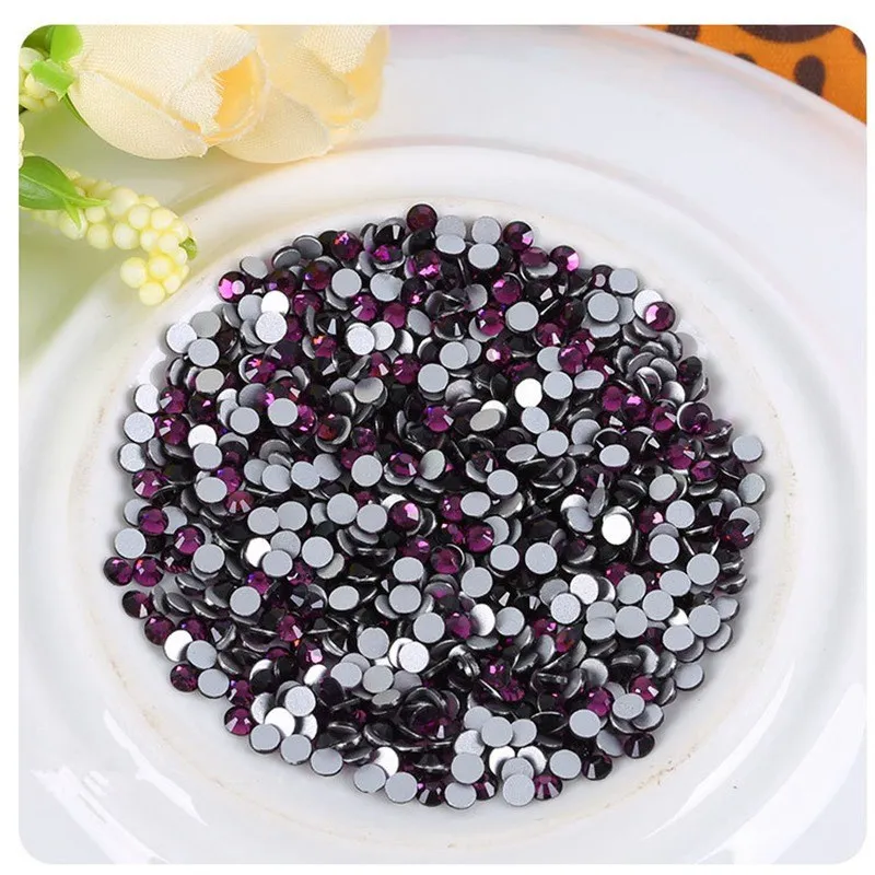 

SS3--SS34 Crystal Amethyst / Purple Non Hotfix Rhinestone Nail Rhinestones Nails Nail Art Decoration Jewelry Accessories Stones