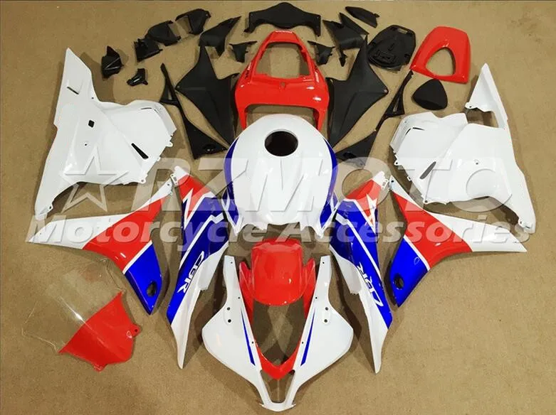 

New hot Injection Full Fairing kit Fit For Honda CBR600RR F5 2009 2010 2011 2012 09 10 11 12 600RR 600 ABS fairings set red blue