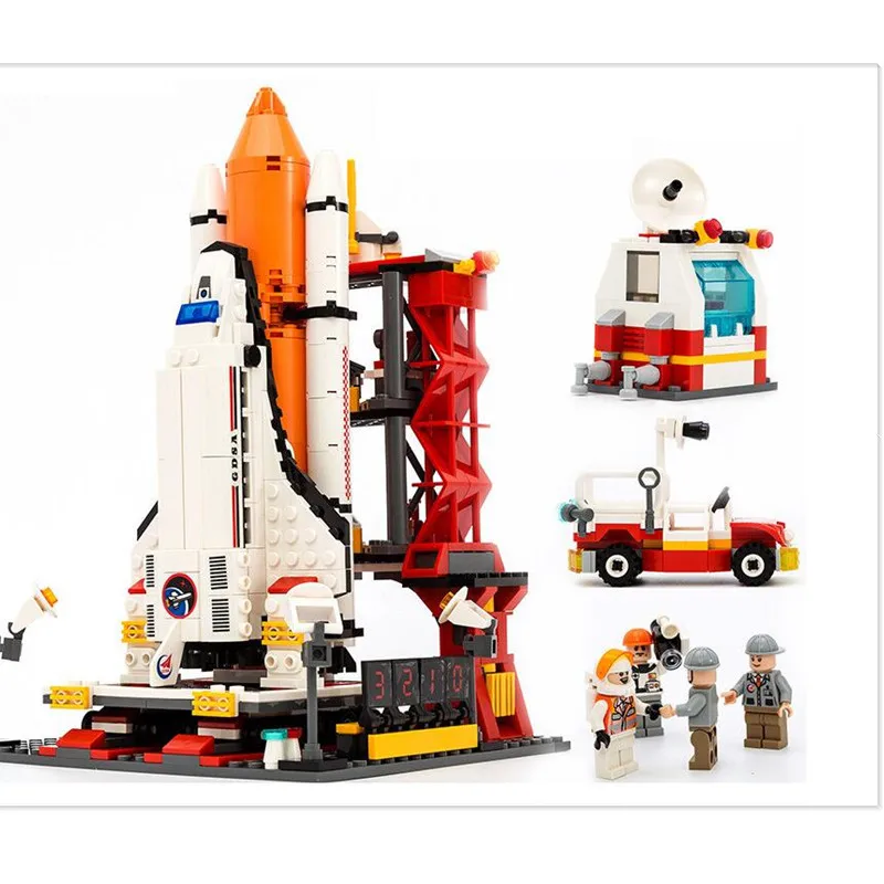 

Aerospace Series Space Shuttle Building Blocks Compatible Legoings Intelligence Toy Simulation Space Shuttle Assembly Model