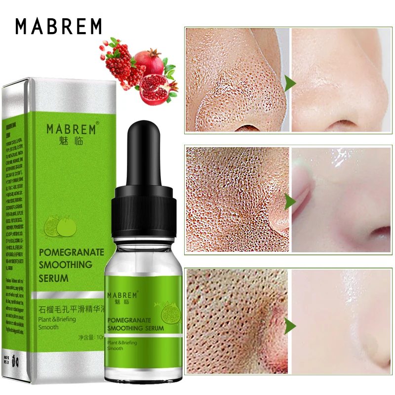 

Facial whitening Pomegranate Fine Pores Face Essence Anti Aging Anti Wrinkle Cream Reduce Acne Repairing Smooth Marks Care 10ml