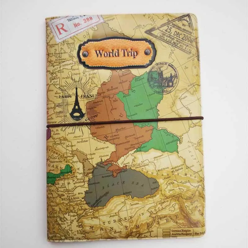 Новые мальчики, как прохладный мультфильм паспортов, мужчины путешествия обложка для паспорта, кожа пвх 3D Дизайн 22 различных стилей на выбор - Цвет: Brown Map 1