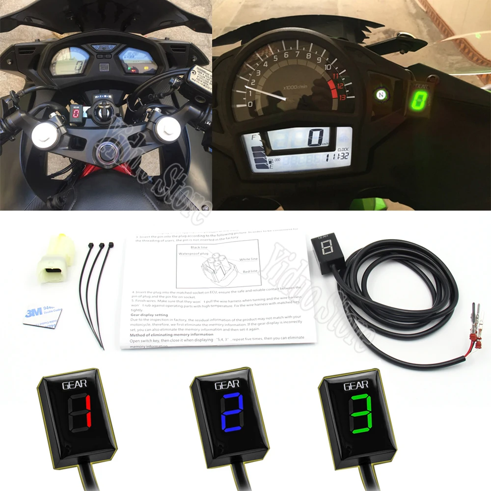 LED Motorcycles Gear Indicator Display for Honda CB1300 cbr600r cbr600rr cbr600r LED Motorcycles Gear Indicator Display for Honda CB1300 cbr600r cbr600rr cbr600r