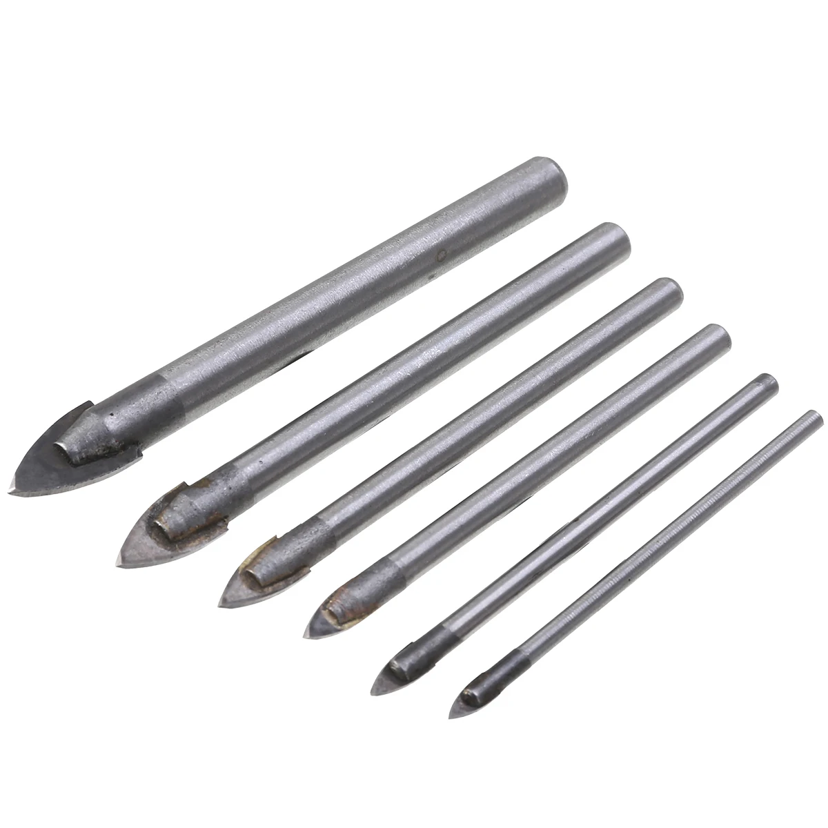 4PC TILE GLASS CERAMIC MIRROR TUNGSTEN CARBIDE DRILL BIT SET 3mm 5mm 6mm 8mm NEW