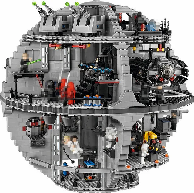 

Lepin 05063 4016pcs Star Series Wars Force Waken UCS Death Star Model Building Kits Blocks Bricks Toys For Children Gifts 75159