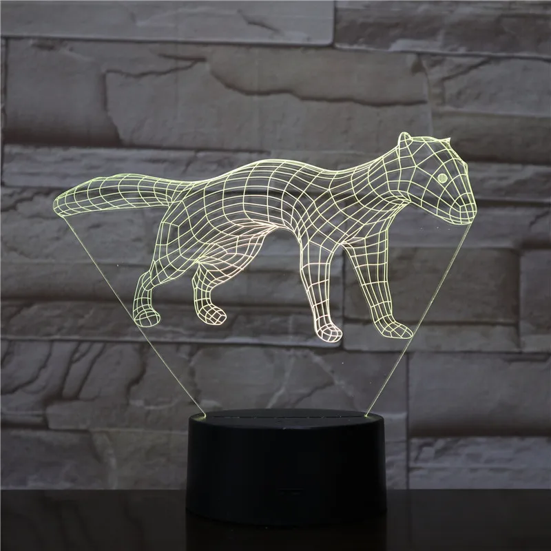 

Animal meerkat 3D Lamp Touch Sensor 7 Color Changing room Decorative Lamp Child Kids Baby Kit Nightlight meerkat Led Night Light