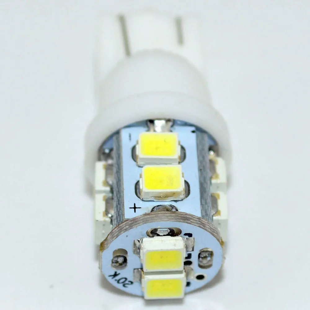 Safego 10 шт. Автомобильный светодиодный светильник T10 W5W 168 194 1210 3528 10 SMD авто интерьер сигнальные лампы хвост, Wedge Bulb, работающего на постоянном токе 12 В в 6000K белый