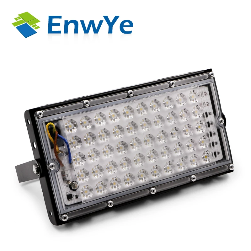 EnwYe 50W perfect power LED Flood Light Floodlight LED street Lamp 220V 240V waterproof Landscape Lighting IP65 led spotlight