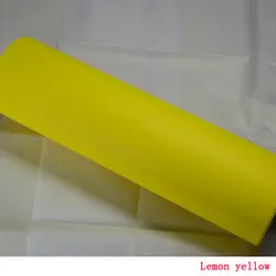 2015 rohs Китай мечта 1.52x30 м без пузырьков воздуха с каналом Lemon желтый матовый автомобильная краска защитная пленка декоративные наклейки