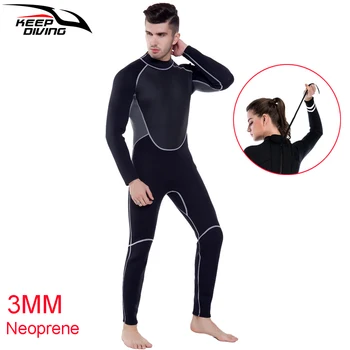 

Professional 3MM Neoprene Diving Wetsuit One Piece Full body Men Women warm Scuba Surfing Snorkeling Spearfishing Equipment suit