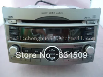 

Original Matsushita 86201AJ410 6 CD changer for SUBRU Outback car radio CQ-EF1873AD MP3 WMA USB AUX