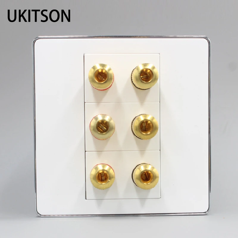 6 ports speaker connector wall panel pic 1