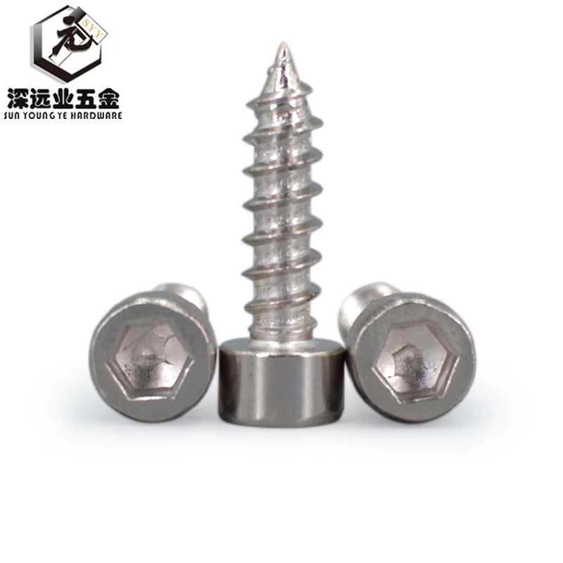Hexagon Socket Cap Head Self Tapping Screws Model Screws M3 5 M4 M5 304 Stainless Steel Speaker Screws Aliexpress Home Improvement