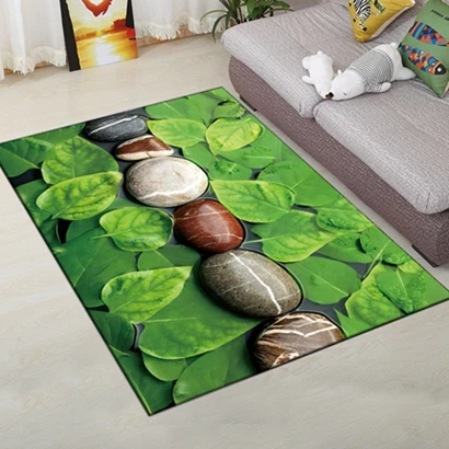 Carpet15 Креативные коврики европейские Цветы гостиная ковер и ковер Тип 3D печать коврик для прихожей Противоскользящий Ванная комната Кухня Коврики - Цвет: Carpet15
