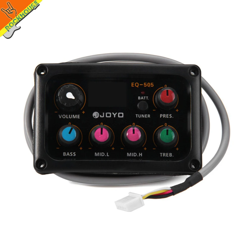 JOYO EQ 505 народная гитара ra 5 Band Acoutsic эквалайзер для гитары с высокой
